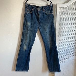 Vintage retro orange tag levi Strauss jeans 517
